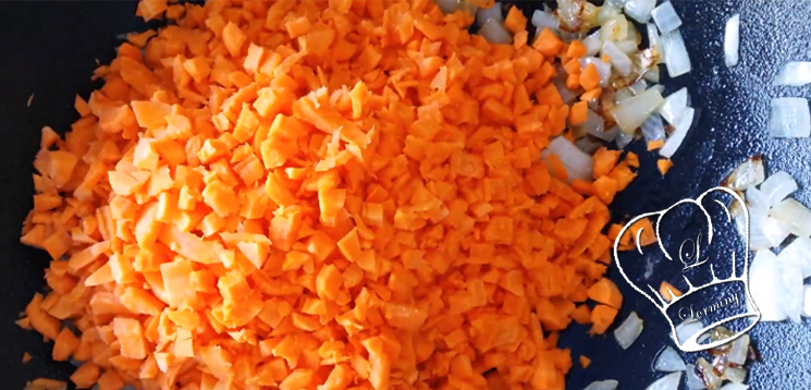 Ajoutez vos carottes. 