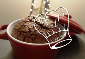 Gâteau au cœur fondant de chocolat