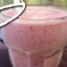 Milk-shake aux framboises et bananes