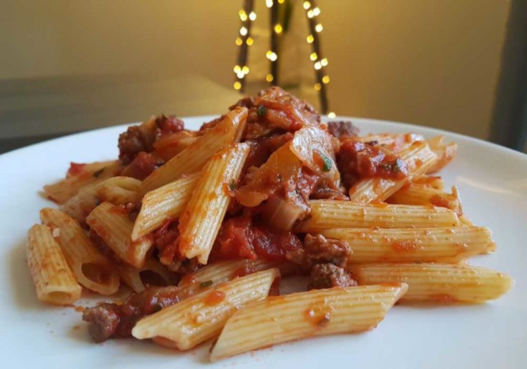 Recette : Pâtes à la bolognaise maison - Lorminy