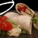 Plat frais : Wraps salade, tomate, escalopes de poulet panées