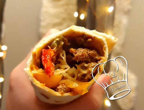 Fajitas maison (pâte à tortillas et farce à fajitas)