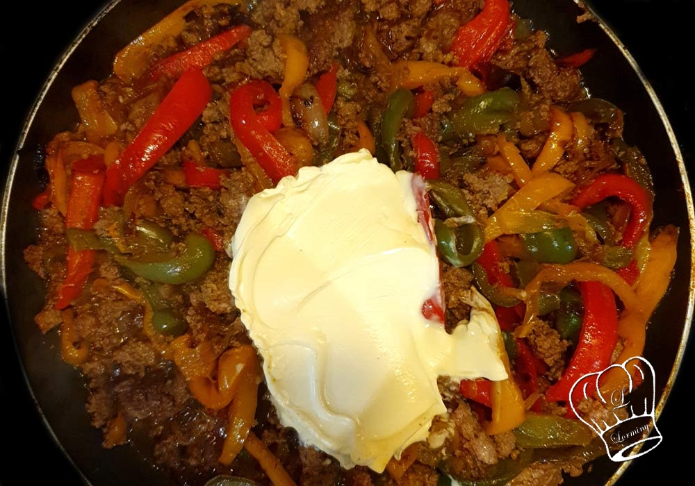 Crème fraîche fajitas