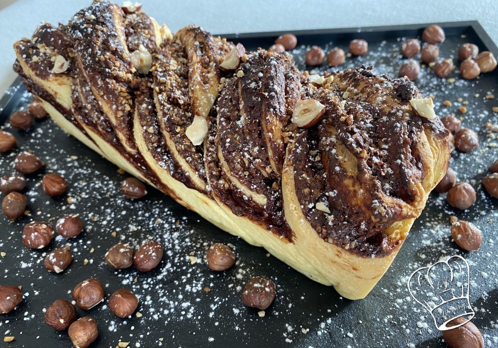 Babka chocolat noisette 1