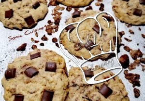 Cookies au granola et pépites de chocolat