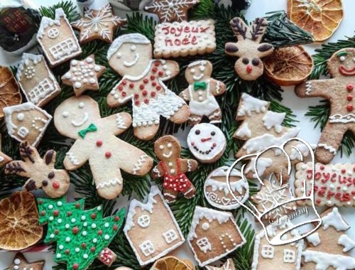 Biscuits de Noël à la vanille et fleur d'oranger