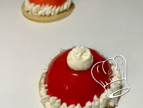 Chapeaux de noel en entremets tatin