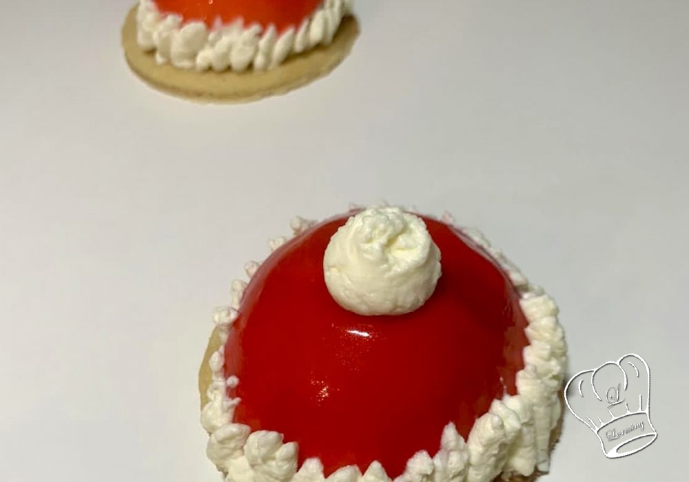 Chapeaux de noel en entremets tatin