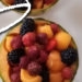 Melon et fruits rouges au bouillon hibiscus verveine