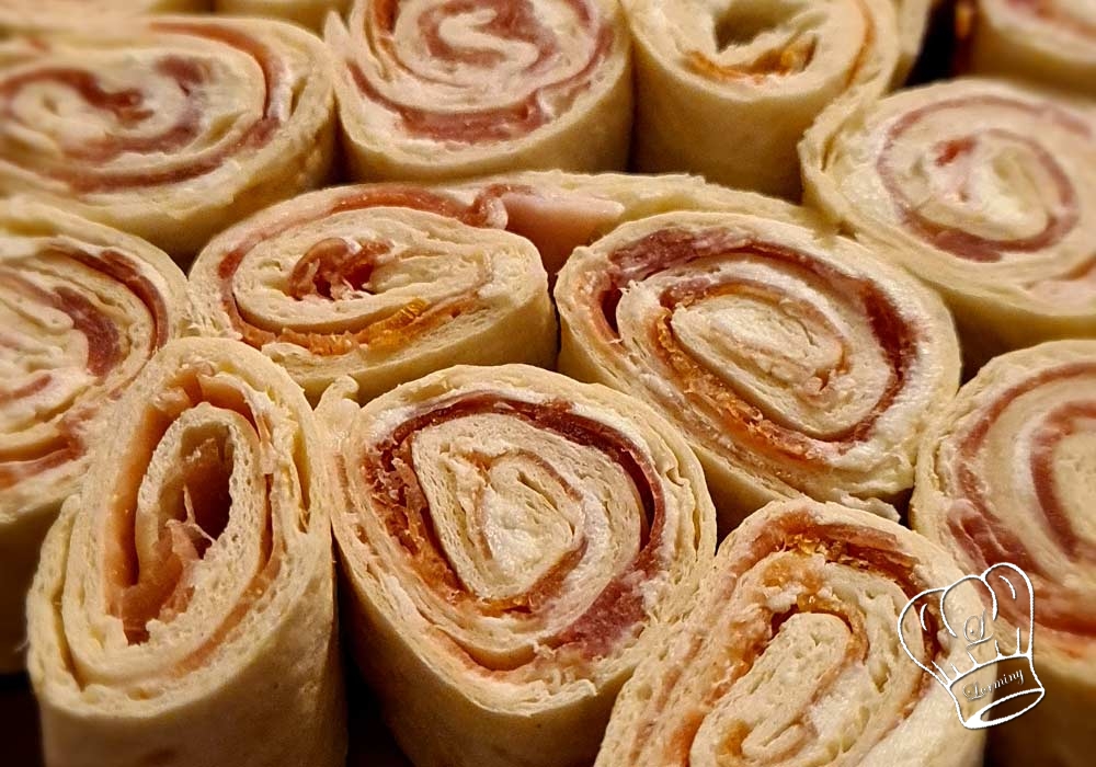 Wraps de jambon au fromage