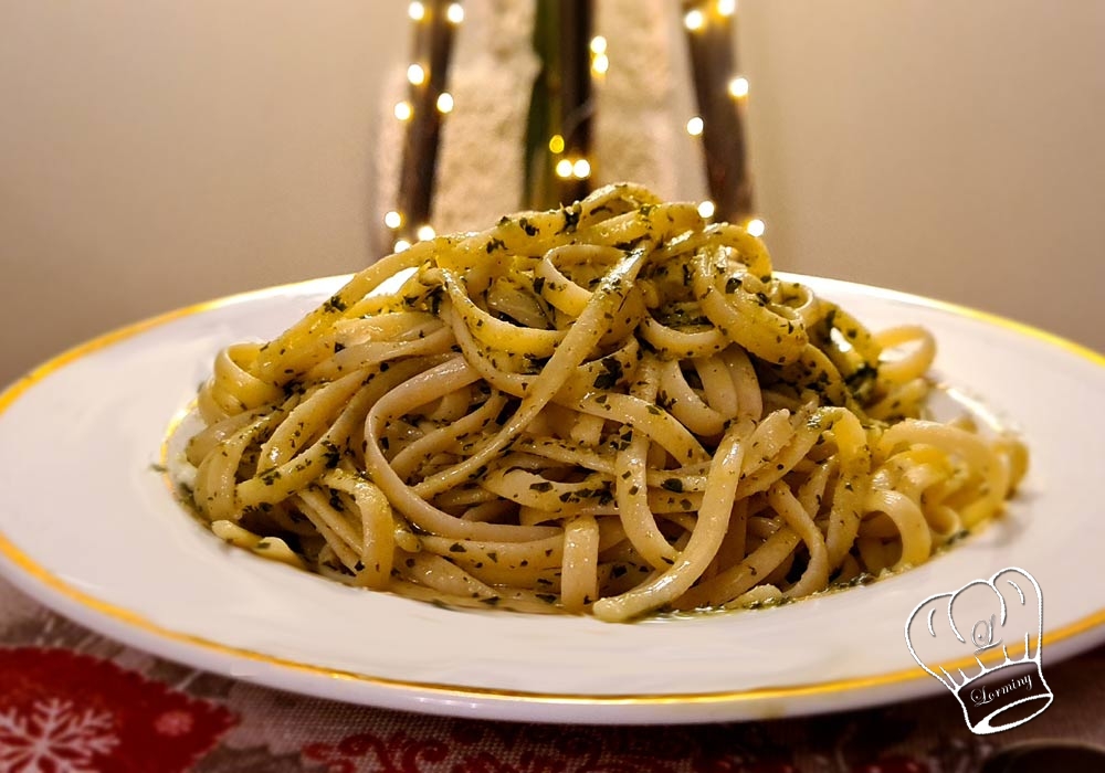 Pates au pesto de basilic