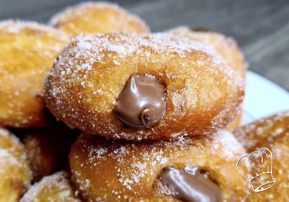 Presentation beignets au nutella