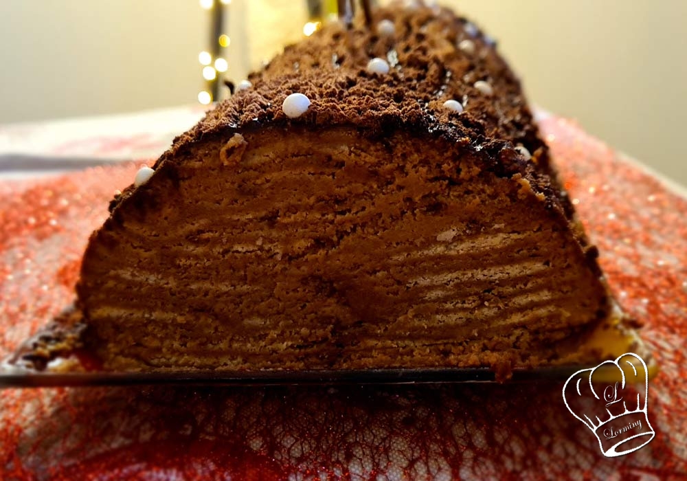 Buche de noel au cafe inter