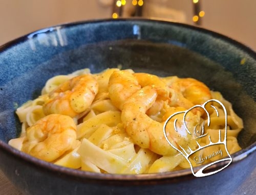 Crevettes au curry