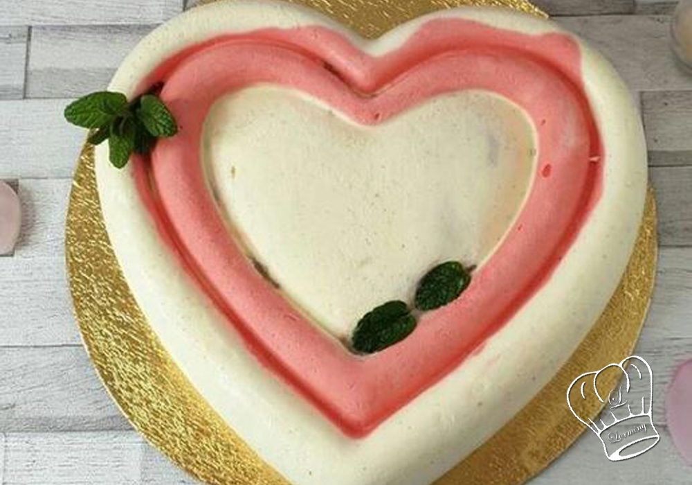 Entremet coeur saint valentin