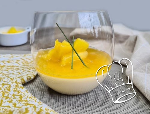 Panna cotta a l ananas