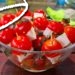 Mini brochettes de tomates cerise et feta