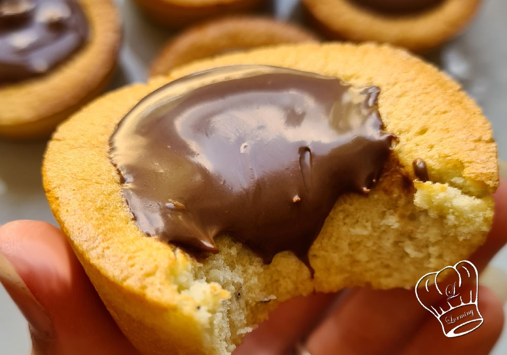 Les recettes de la débrouille: Gâteau individuel à la pâte à tartiner  (Nocciolata, Nutella, )