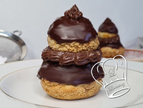 Religieuse au chocolat