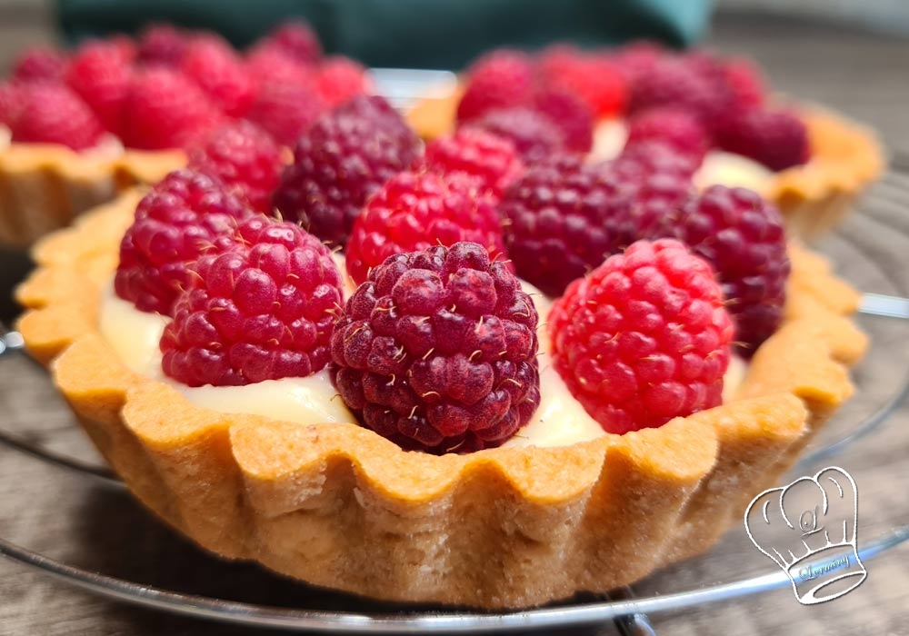 Tartelettes aux framboises maison