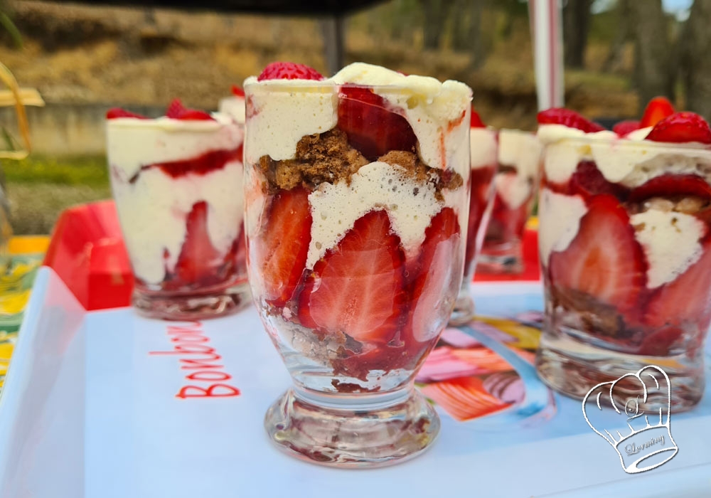 Tiramisu aux fraises