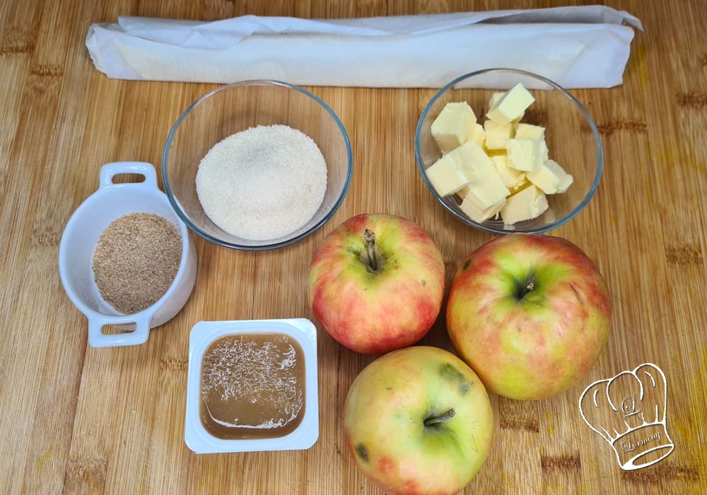 Ingredients tarte aux pommes