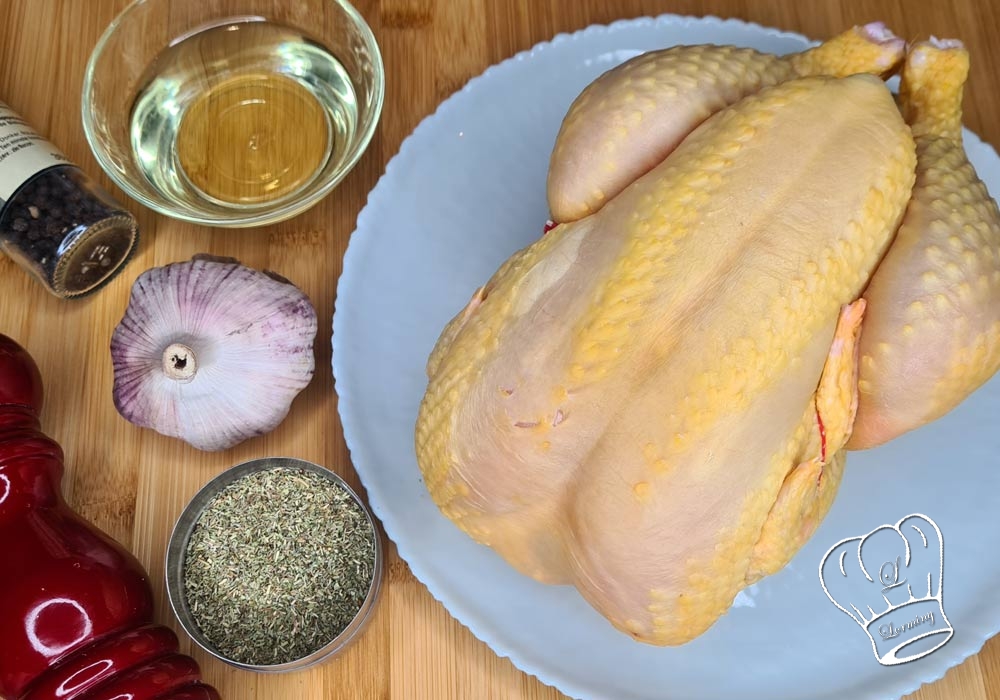 Poulet fermier roti du dimanche au four comment le preparer