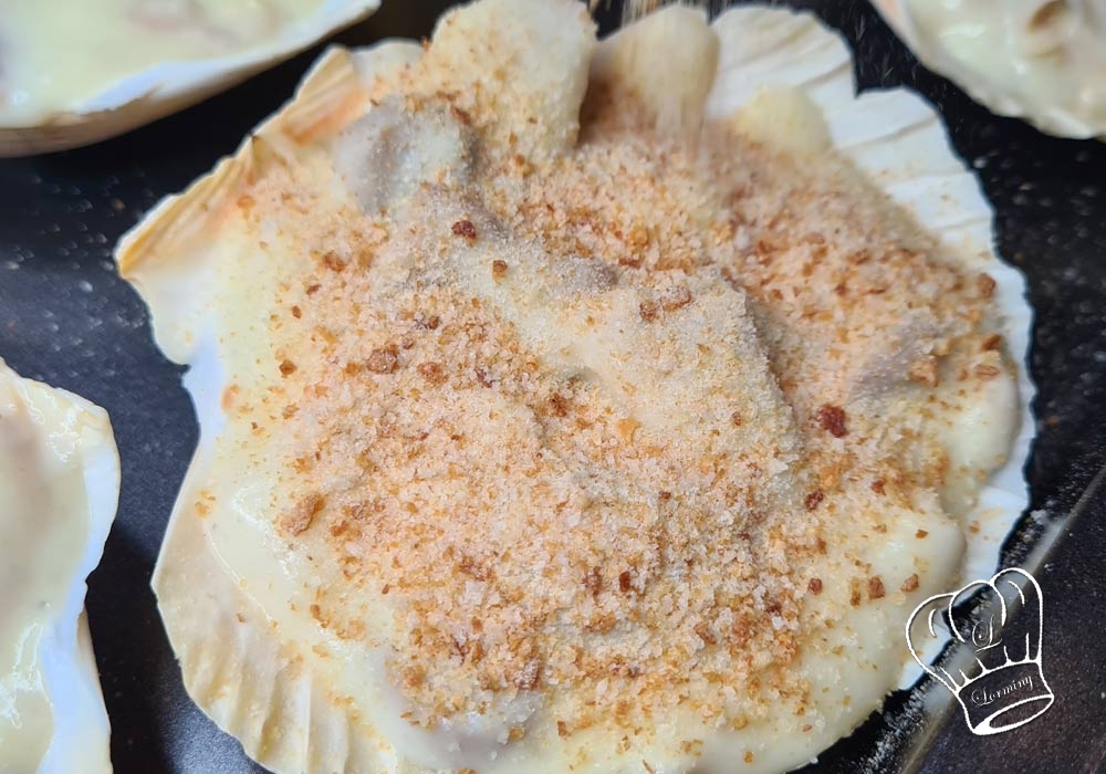 Coquilles au poulet chapelure