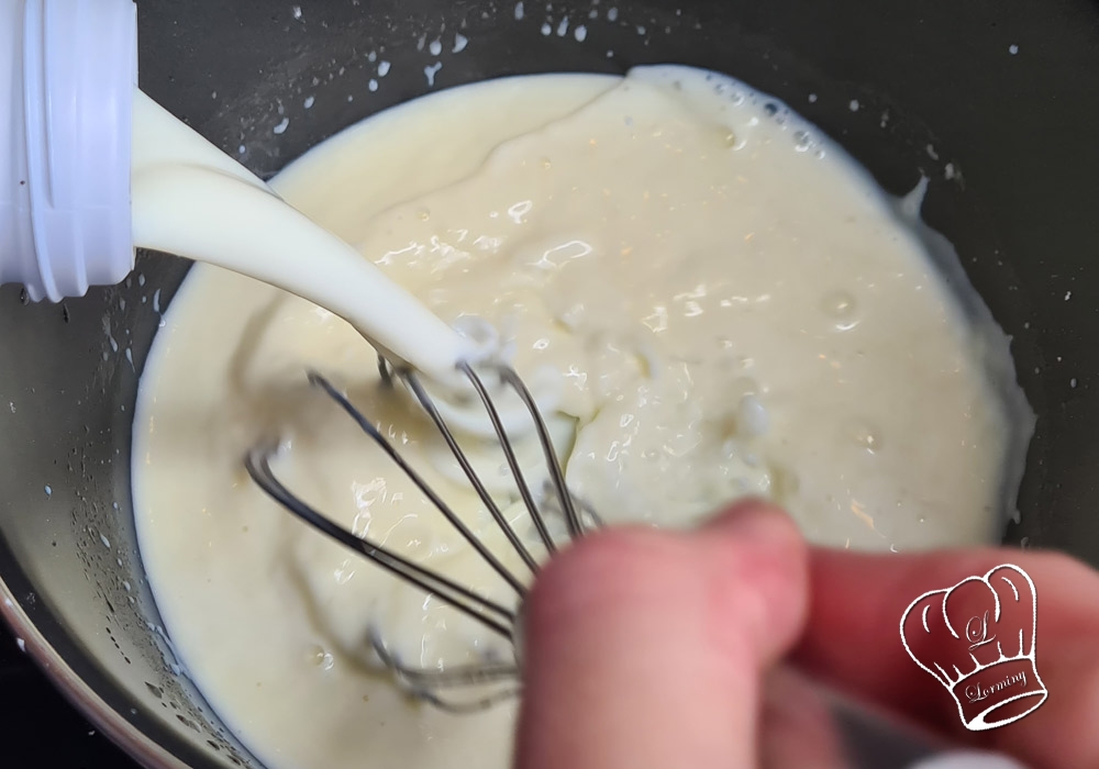 Lait coquilles poulet