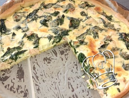 Quiche epinards saumon