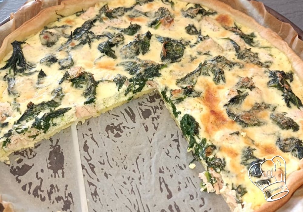 Quiche epinards saumon