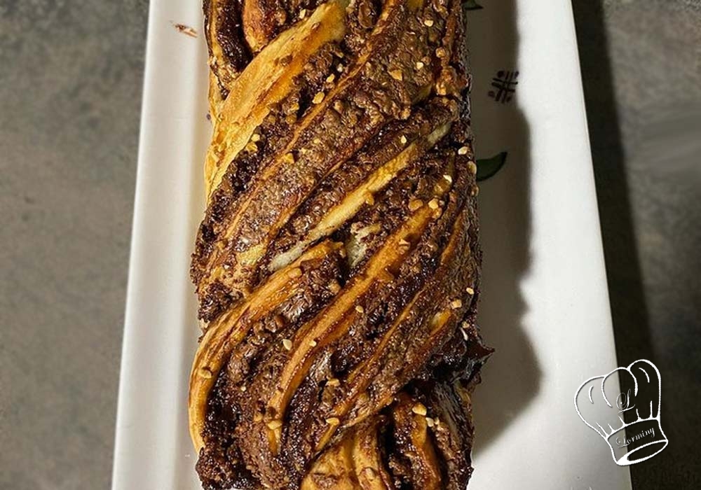 Babka chocolat noisettes