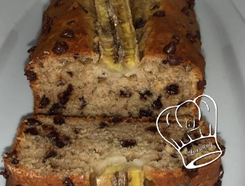 Banana bread aux pepites de chocolat