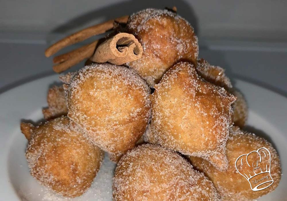 Beignets au sucre et a la cannelle