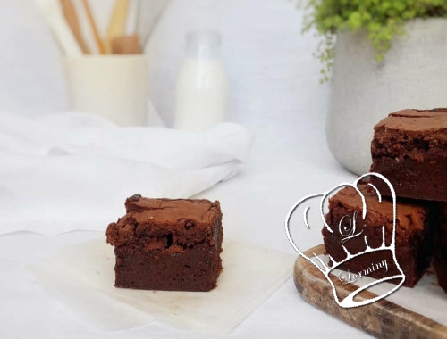 Brownie tout chocolat et pate a tartiner