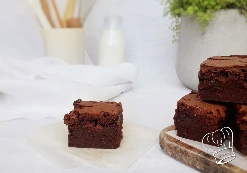 Brownie tout chocolat et pate a tartiner