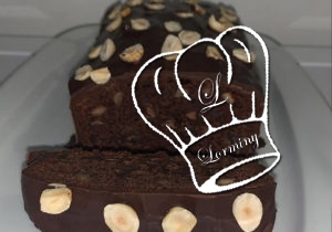 Cake au chocolat et noisettes
