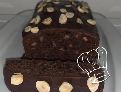 Cake au chocolat et noisettes