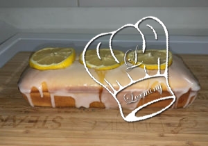 Cake au citron avec glaçage