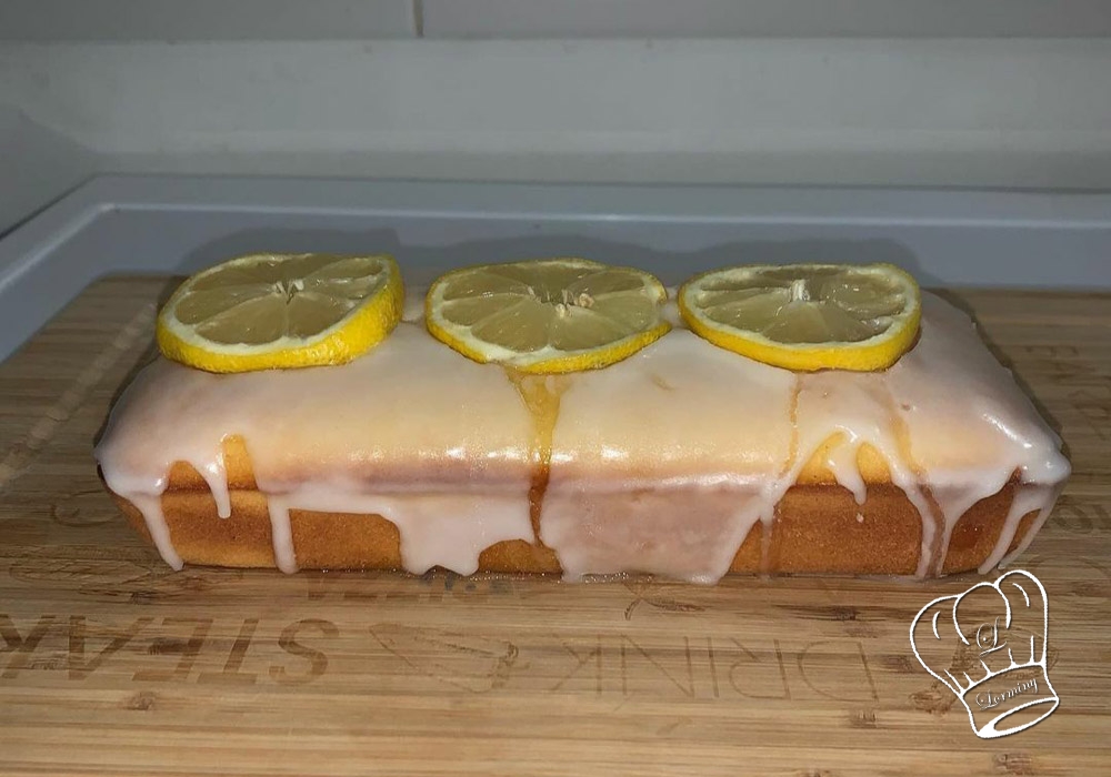 Cake au citron avec glacage