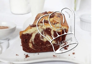Cake marbré vanille / chocolat