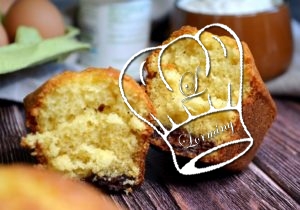 Financier nature aux carreaux de chocolat