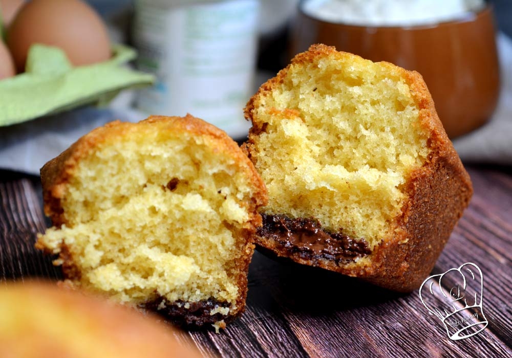 Financier nature aux carreaux de chocolat