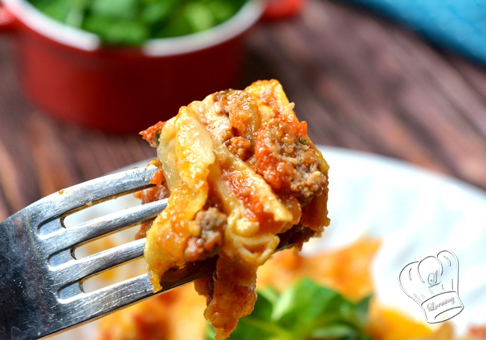 Lasagne alla bolognese au parmesan