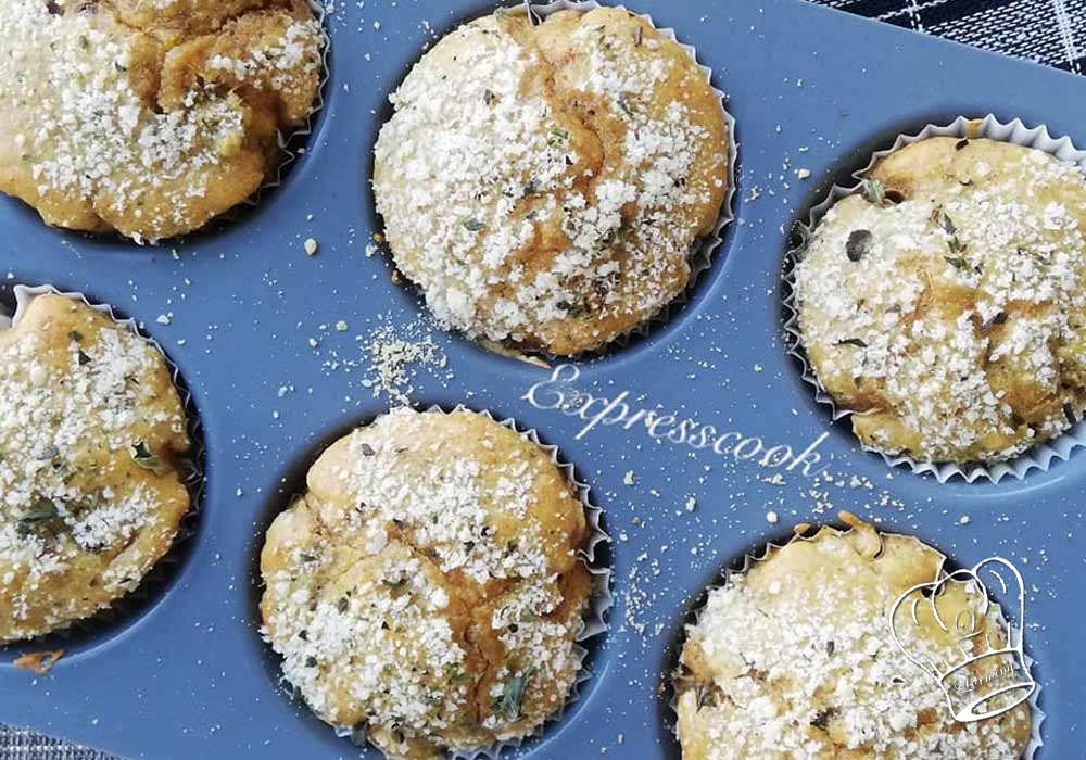 Muffins au foie gras et champignons