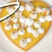 Tarte au citron meringuee en forme de coeur