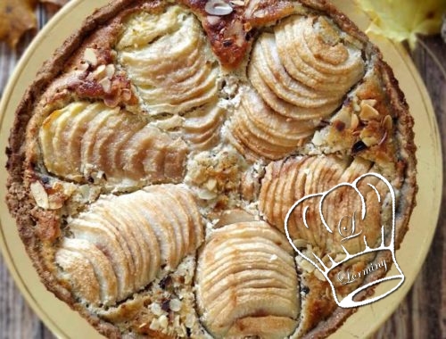 Tarte amandine aux poires