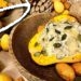 Butternut farcie aux champignons