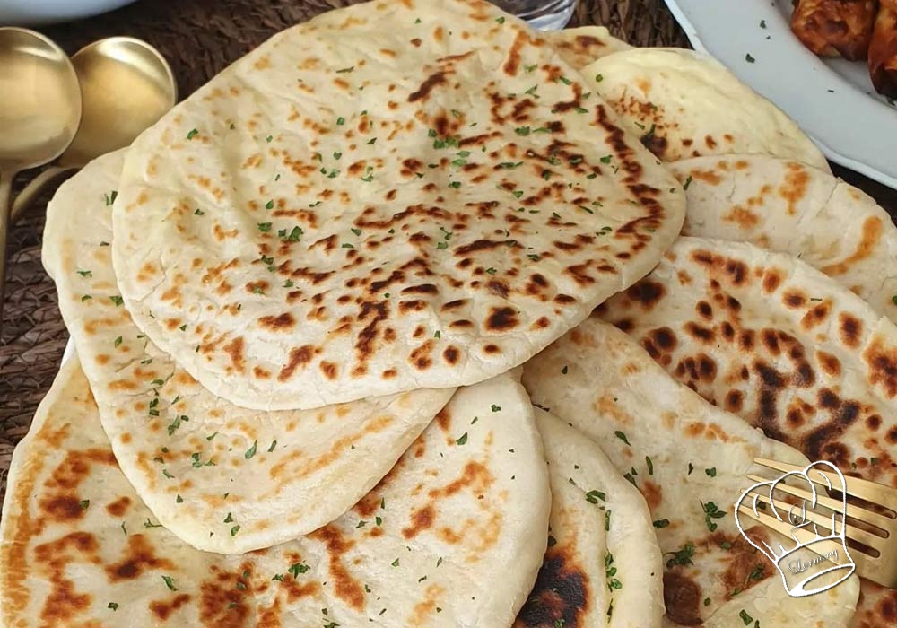 Cheese naan a la vache qui rit