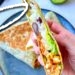 Quesadillas au poulet tandoori